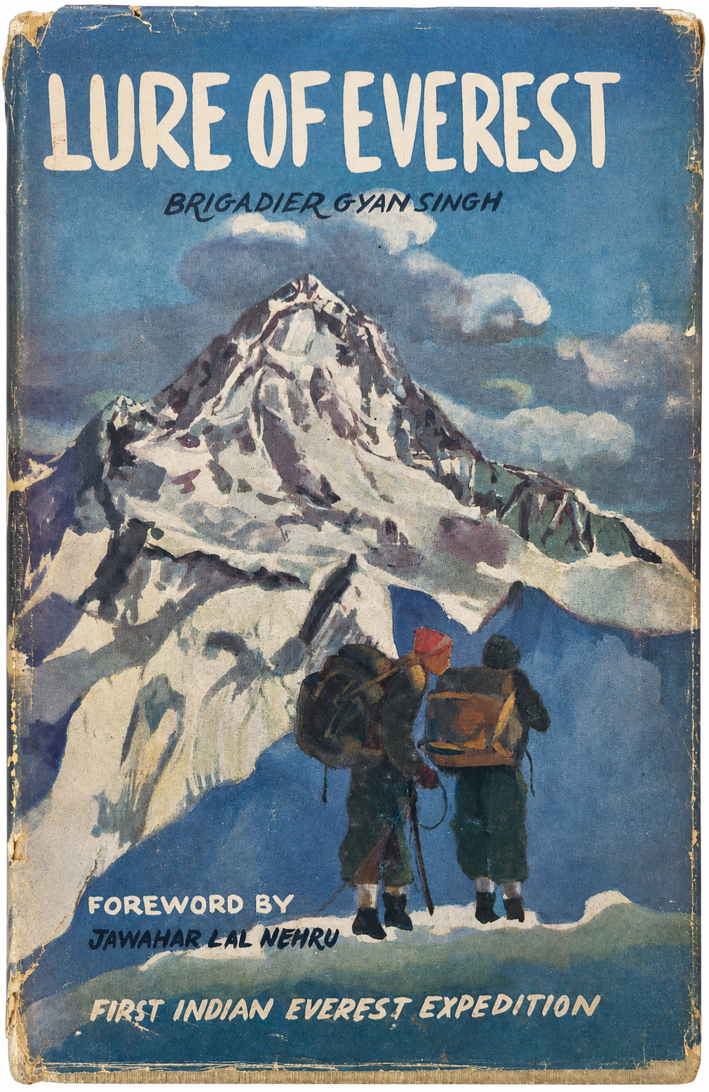 Restored cover of Lure of Everest by Brigadier Gyan Singh